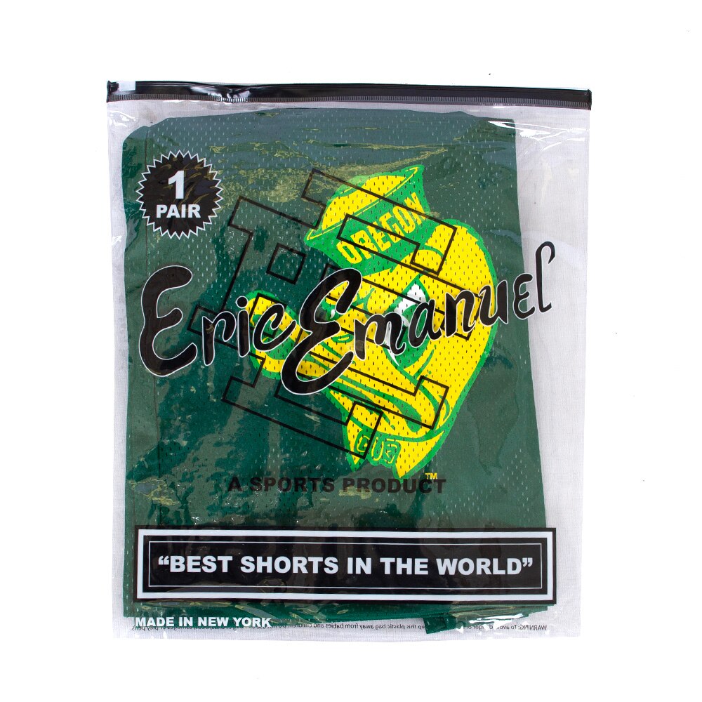 Ducks Spirit, Eric Emanuel, Green, Shorts, Polyester, Men, Eric Emanuel, Heavy Mesh, 40's style, 949798